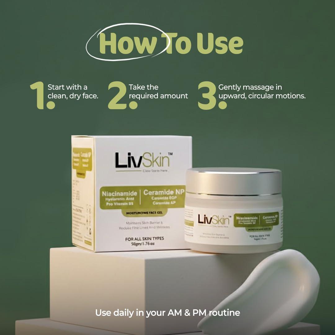 How to use the moisturizing face gel