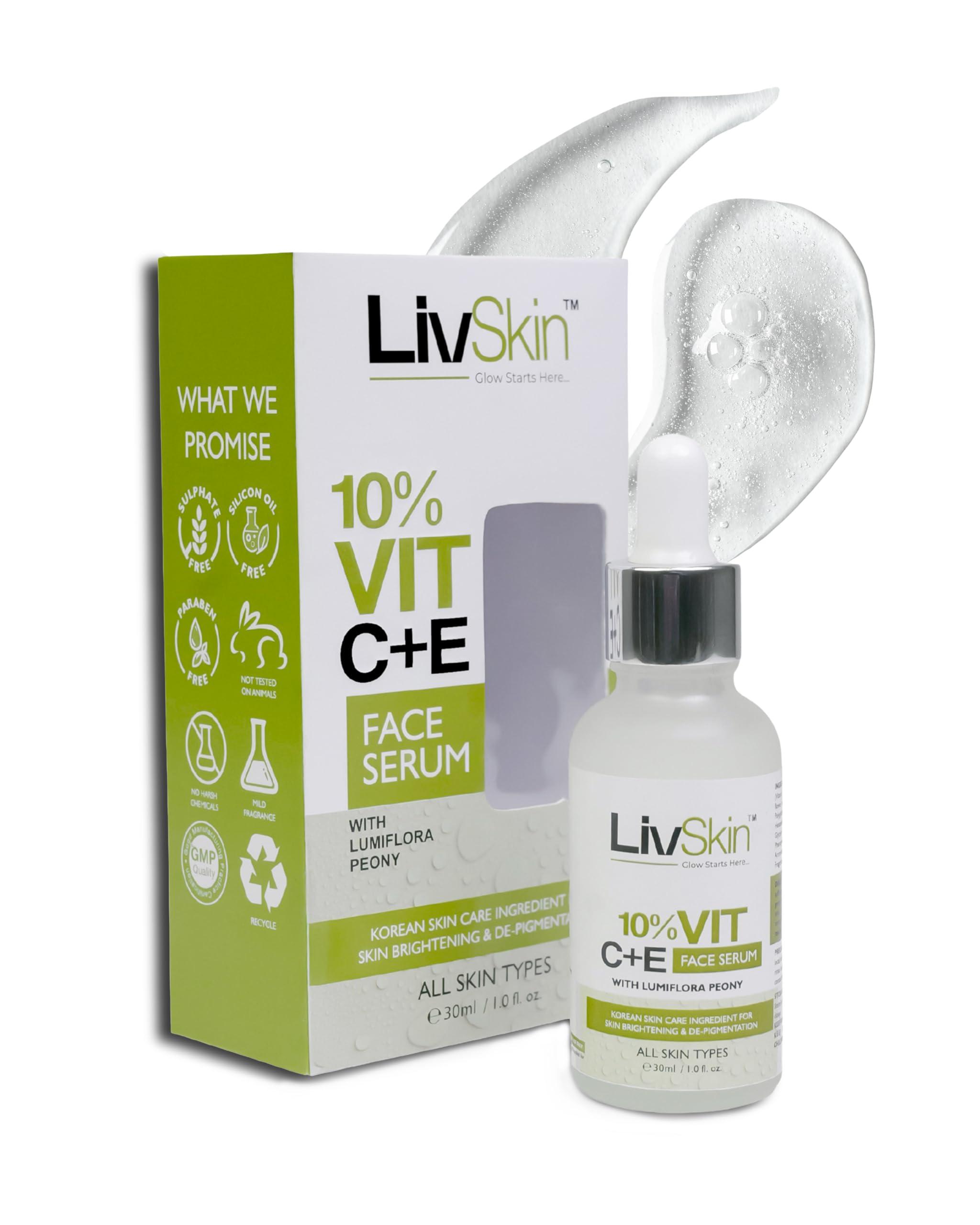 10% Vitamin C + E Face Serum bottle and box