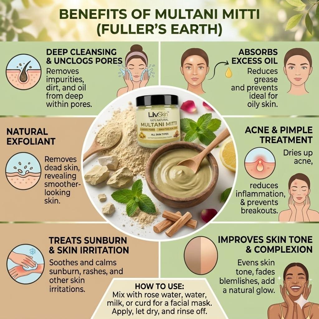 Multani Mitti benefits and how to use